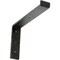 Ekena Millwork Steel Truss Shelf Bracket, Antiqued Silver 2"W x 12"D x 7 3/4"H BKTM02X12X07TSASV - alternate 1